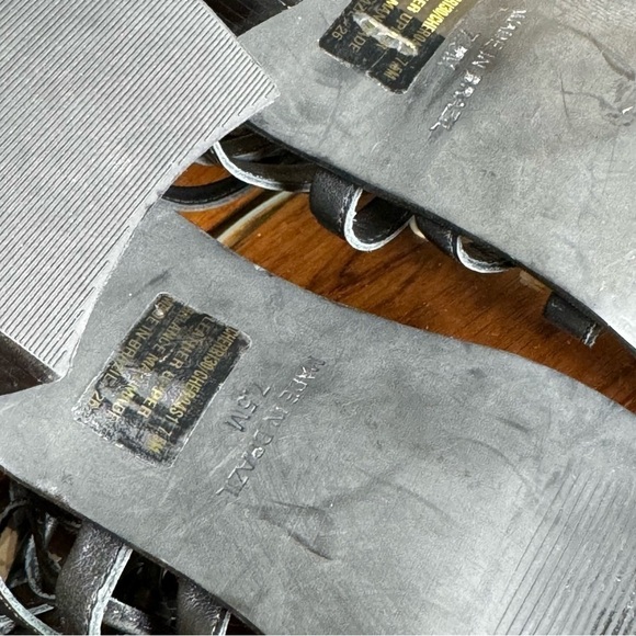 Steve Madden Cherri30 strappy Sandal - black leather - size 7.5 - Picture 13 of 15